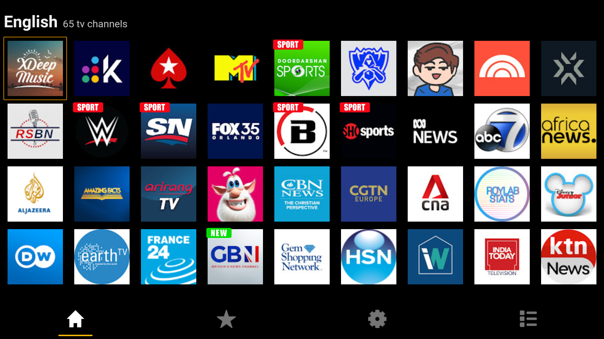 ライブTV